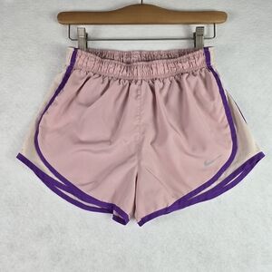 Nike Women's Pink and Purple Running Shorts